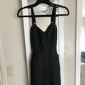 Express Pants & Jumpsuits - New Blk sweetheart linen jumpsuit Express Pants & Jumpsuits - New Blk sweetheart linen jumpsuit